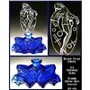 Image 1 : Deep BLUE glass Moulin Rouge Dancer Perfume #1169509