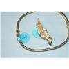 Image 1 : YELLOW GOLD BRACELET/PIN NEW MIB/14K #1169801