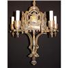 Image 1 : Tole five light  bronze chandelier  #1170118