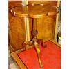 Image 1 : 19c Victorian Mahogany Pie Crust Candle Stand #1170251