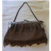 Victorian Purse German Silver Leather Lined #1180435