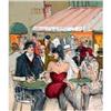 Image 1 : Maimon S/N Serigraph "Cafe Michel" #1180686