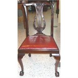 Set Of Eight Chippendale Style Dining Chairs #1180944