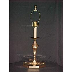 BRASS FROG LAMP #1180956