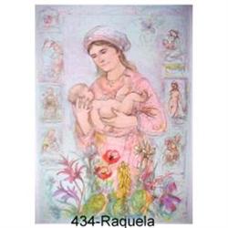 Raquela lithograph signed& numbered  by Edna #1180988
