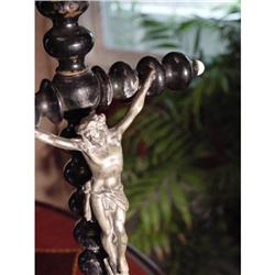 Ebonized French Crucifix, Early 19th C. #1181020