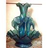 Image 1 : Large Fenton Celeste Blue Stretch Epergne #1181023