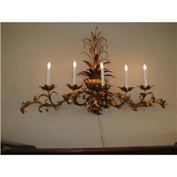 Gild metal wall sconce #1181029