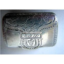 Vinaigrette English Sterling silver Purse / #1181035