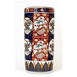 Old Japanese Imari Kutani Umbrella Stand  #1181124