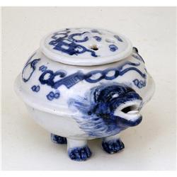 Old Japanese Badger Censer Kutani Hirado #1181172
