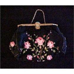 French Chinese Silk Evening Bag #1181260