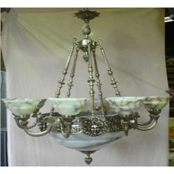 Ten tulips alabaster stone chandelier #1181272