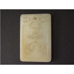 Chinese carved  jade  Pendant #1181296