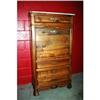 Image 1 : French walnut Louis Philippe secretary c.1850 #1181344