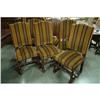 Image 1 : Set of 6 French barley twist chairs #1181368