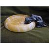 Image 1 : Art Deco Bronze Cougar on Marble #1193748