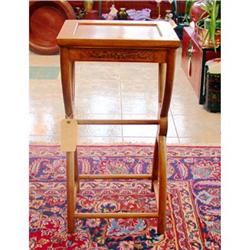 Pair Hand-Carved Qing Dynasty Chinese Tables  #1193988