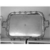 Image 1 : Gorham Tray large Silverplated with grape #1194190