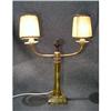 Image 1 : Antique French Table Lamp Bronze and Crystal #1194296