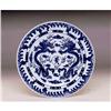 5 Old Japanese Blue & White Kutani Dragon Plate#1194391