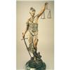 Image 1 : STUNNING RARE LADY OF JUSTICE BRONZE SCULPTURE #1194401