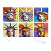 Image 1 : RARE! PETER MAX SIX STATUE OF LIBERTY HAND #1194418