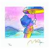 Image 1 : PETER MAX HAND SIGNED UMBRELLA MAN LITHOGRAPH #1194424