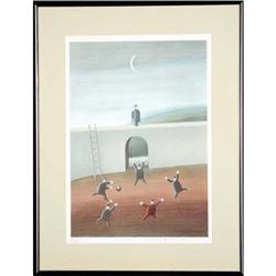 Men playing with a ball by Maris Bishop #1207039