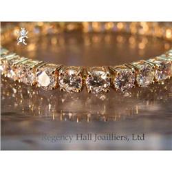 RHJ White Cubic ZirconiumTennis Bracelet  #1207059