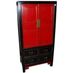 Superb Chinese Qing Dy. Wood Wardrobe #1207350