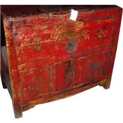 Superb Chinese Qing Dy. Wood Cabinet #1207363