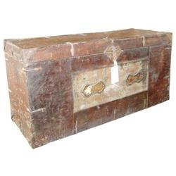 Excellent Chinese Qing Dy. Wood Trunk #1207374