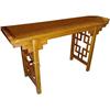Image 1 : Qing Dy. Wood Console Table With Spandrels  #1207397
