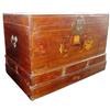 Image 1 : Superb Chinese Qing Dy. Wood Painting Trunk #1207411