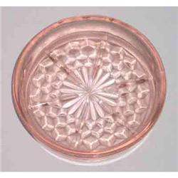 Jeannette Cube Pink Depression Glass Coasters 6#1207535