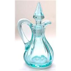 Tiffin, US Glass Ice Blue Oil or Vinager Cruet #1207540