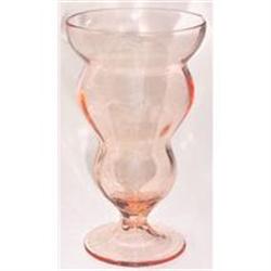 Federal LIDO Rose Glow Glass Footed Tumbler Set#1207666