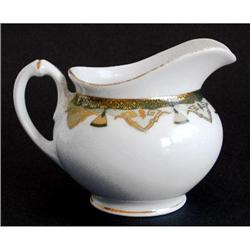 MZ Austria Decorated Porcelain Creamer w Gold #1207724