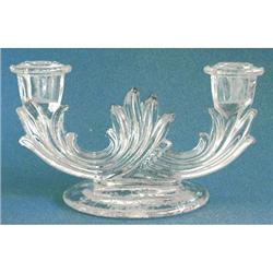 Fostoria Chintz Baroque Etched Candelabrum #1207728