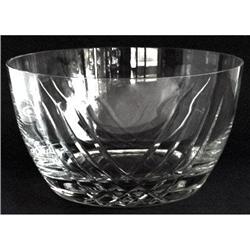 Czech Cut Crystal Elegant Centerpiece Bowl #1207755