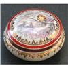 Image 1 : Limoges France WINTER SCENE Powder Jar #1207760