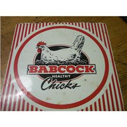 Metal Chicken Advertising Sign #1207855