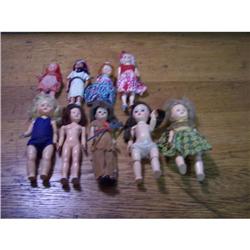 Lot of 9 Dolls #1207865
