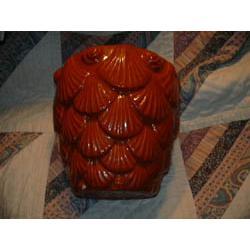 Vintage Persimmon Red Pot ... #1207888