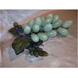 Hand Crafted of Cluster of Jade Grapes & #1207889