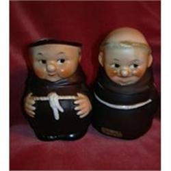 Vintage Friar Tuck Cream Jug & Sugar Jar... #1207891
