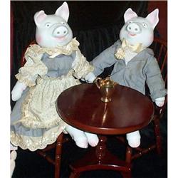 A Pair of Darling Pigs.."That Are Not Going #1207898