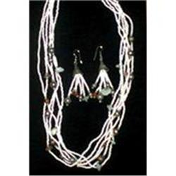  Set Necklace and Earrings..Turquoise... #1207906