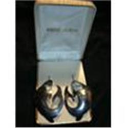 Designer Sterling Silver Earrings by- Anne #1207918